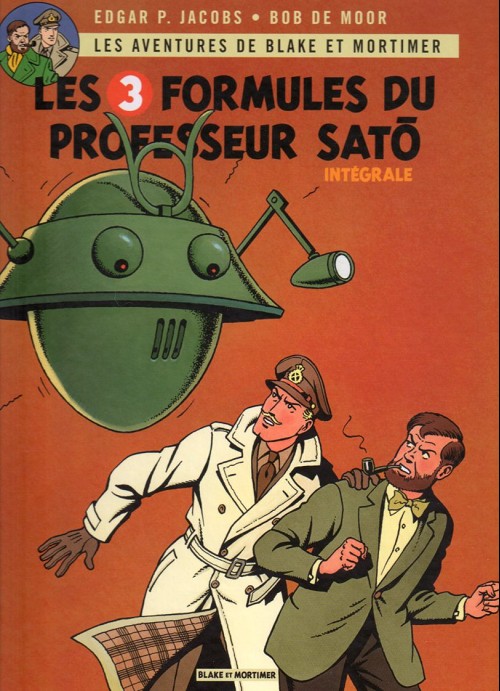 Couverture de l'album Blake et Mortimer Les 3 Formules du Professeur Satô - Intégrale