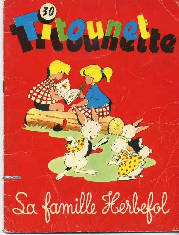 Couverture de l'album Titounet et Titounette Tome 30 La famille Herbefol