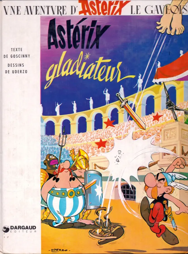 Couverture de l'album Astérix Tome 4 Astérix gladiateur