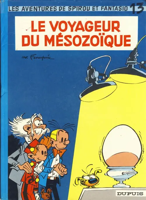 Couverture de l'album Spirou et Fantasio Tome 13 Le Voyageur du mésozoïque