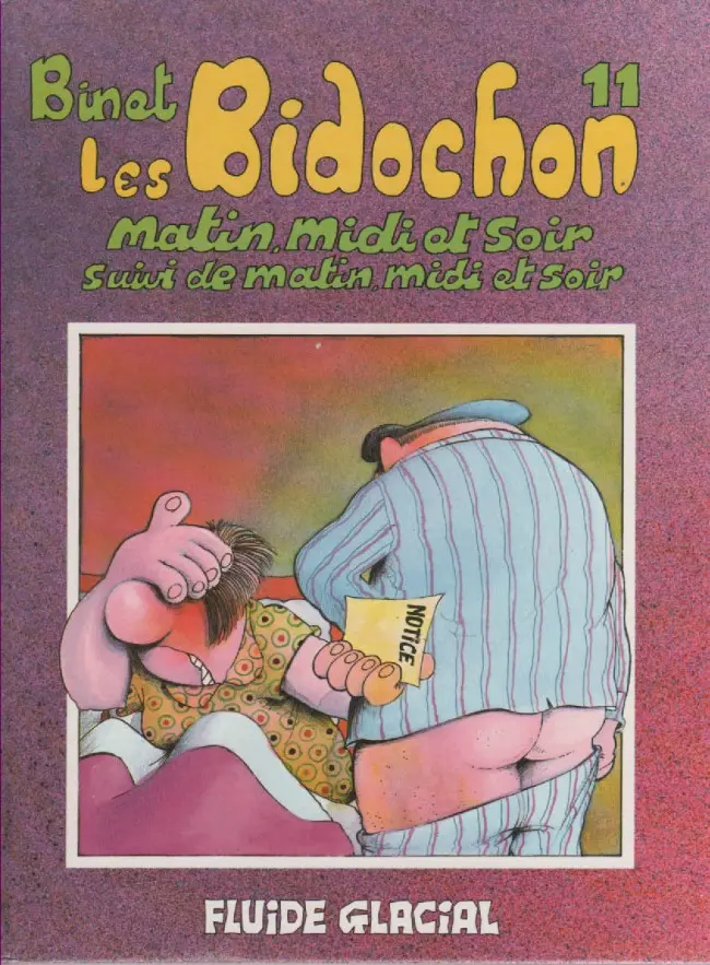Couverture de l'album Les Bidochon Tome 11 Matin, midi et soir suivi de matin, midi et soir