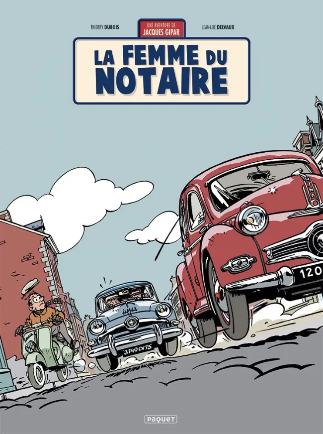 Couverture de l'album Une aventure de Jacques Gipar Tome 4 La femme du notaire