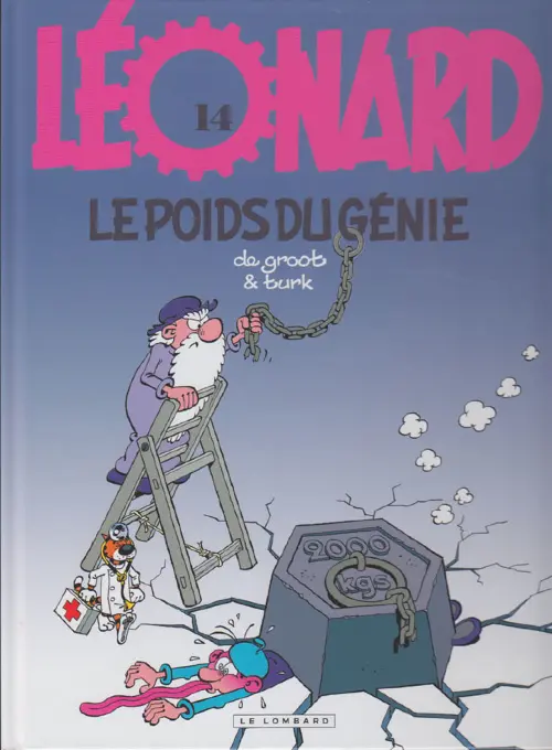 Couverture de l'album Léonard Tome 14 Le poids du génie