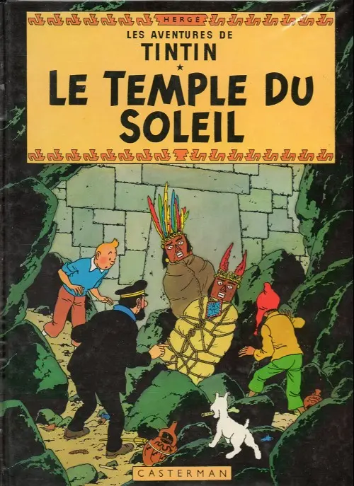 Couverture de l'album Tintin Tome 14 Le temple du soleil