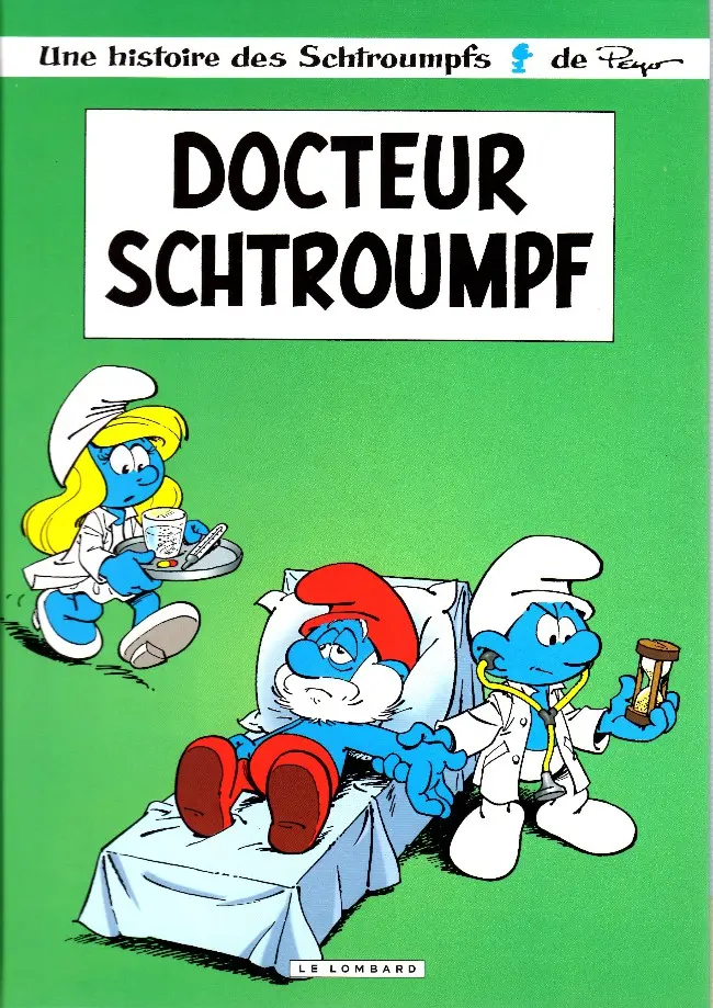 Couverture de l'album Les Schtroumpfs Tome 18 Docteur Schtroumpf