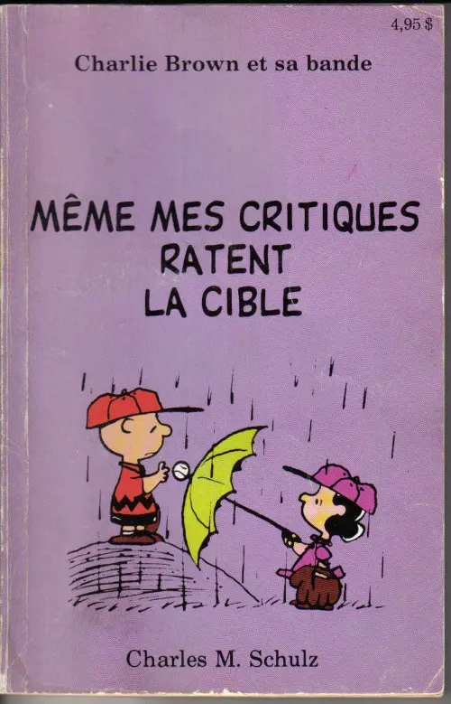 Couverture de l'album Charlie Brown et sa bande Tome 8 Même mes critiques ratent la cible