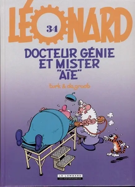 Couverture de l'album Léonard Tome 34 Docteur génie et mister