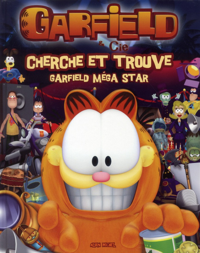 Couverture de l'album Garfield & Cie Cherche et trouve Garfield méga star