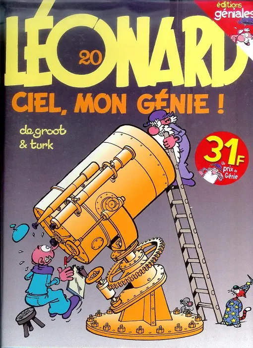Couverture de l'album Léonard Tome 20 Ciel, mon génie !
