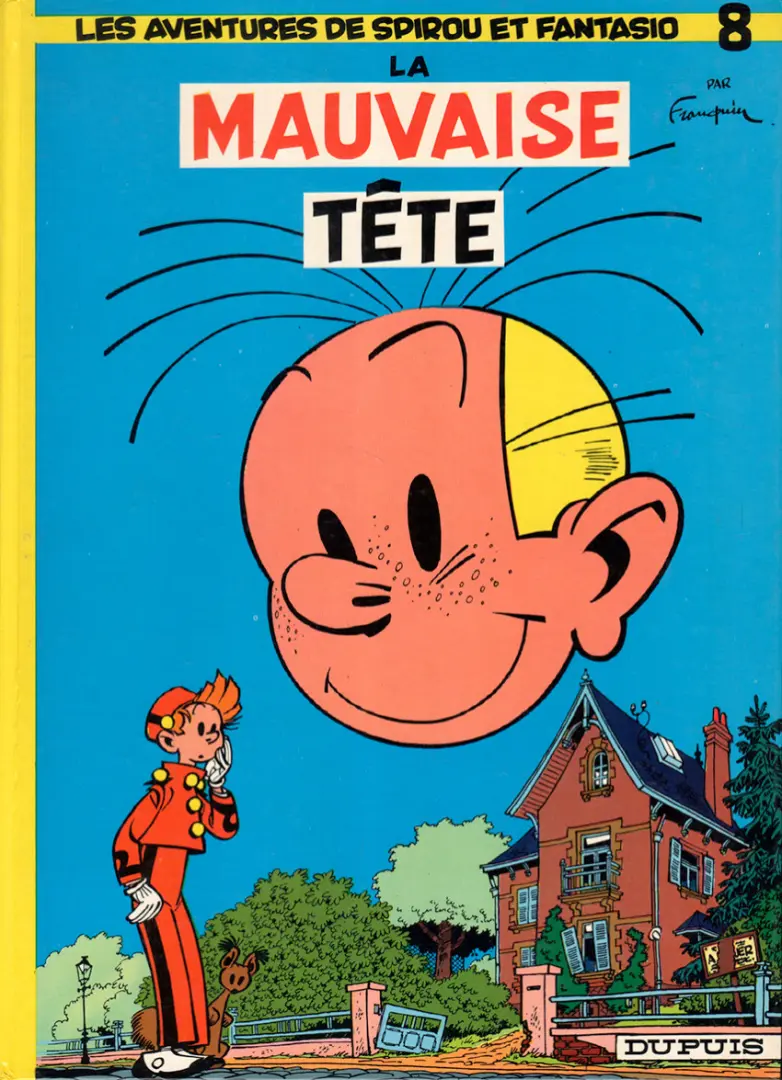 Couverture de l'album Spirou et Fantasio Tome 8 La mauvaise tête