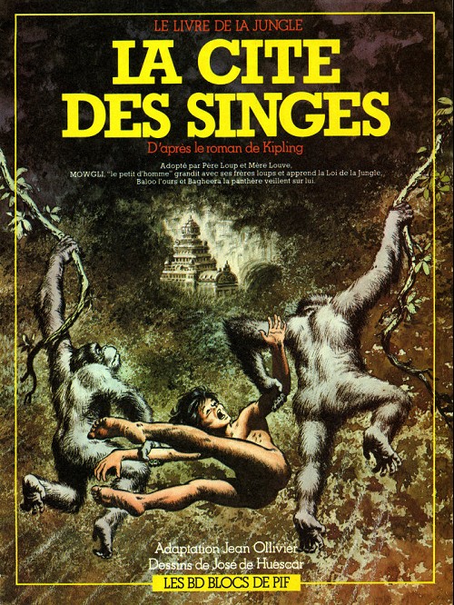Couverture de l'album Le Livre de la jungle La Cité des singes