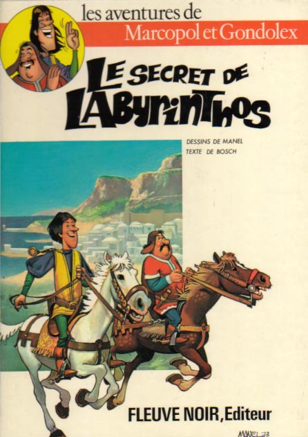 Couverture de l'album Les aventures de Marcopol et Gondolex Le secret de Labyrinthos