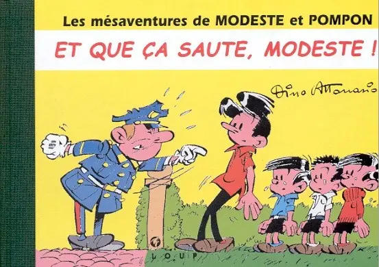 Couverture de l'album Modeste et Pompon Tome 4 Et que ça saute, Modeste !