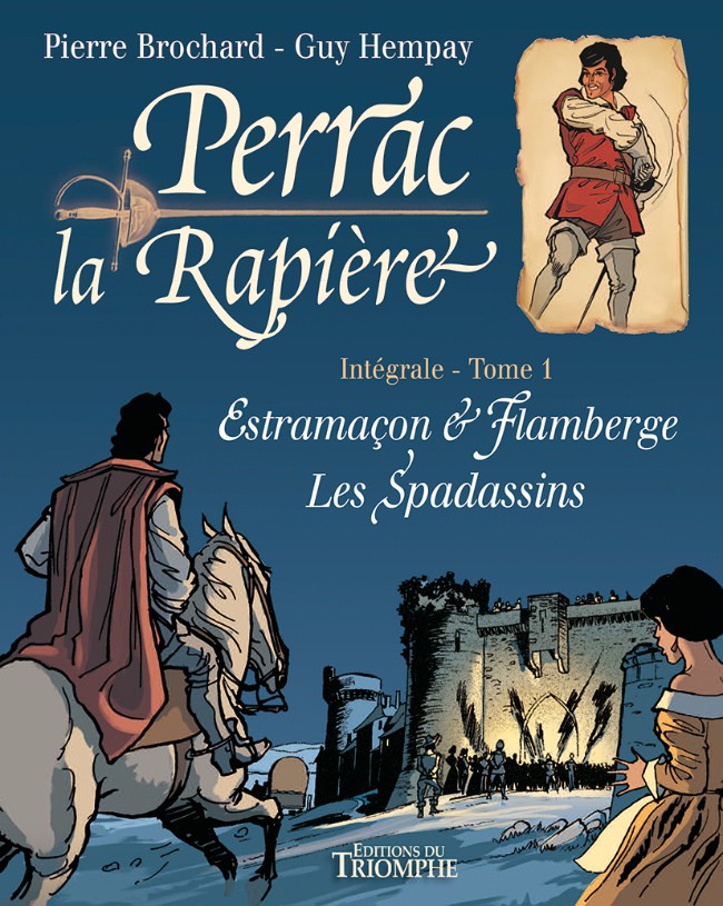 Couverture de l'album Perrac la rapière Tome 1 Estramaçon et Flamberge