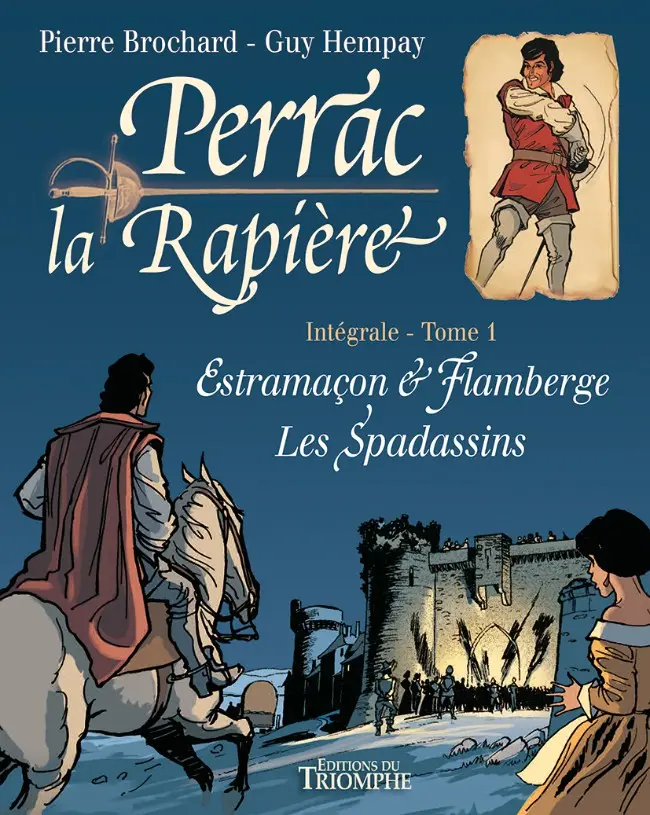 Couverture de l'album Perrac la rapière Tome 1 Estramaçon et Flamberge