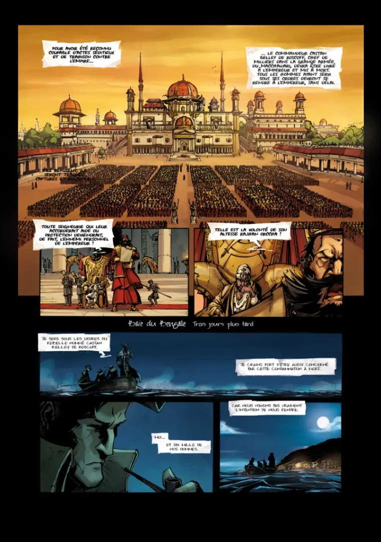 Planche de l'album Castan Tome 1 Pour l'honneur du Macchawari