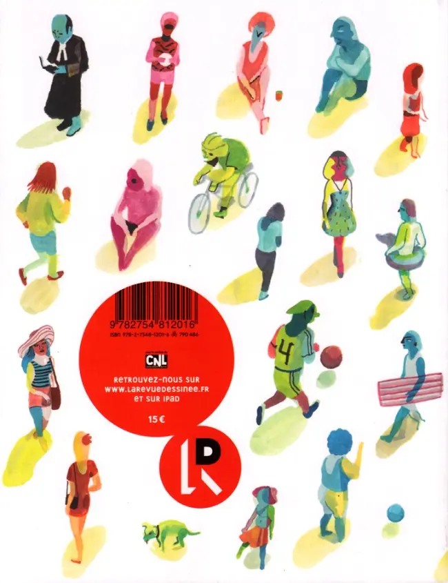 Verso de l'album La Revue dessinée #8