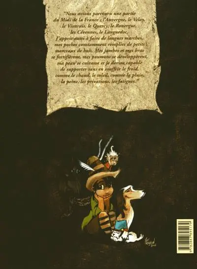 Verso de l'album Sans famille Tome 2 La troupe du Signor Vitalis