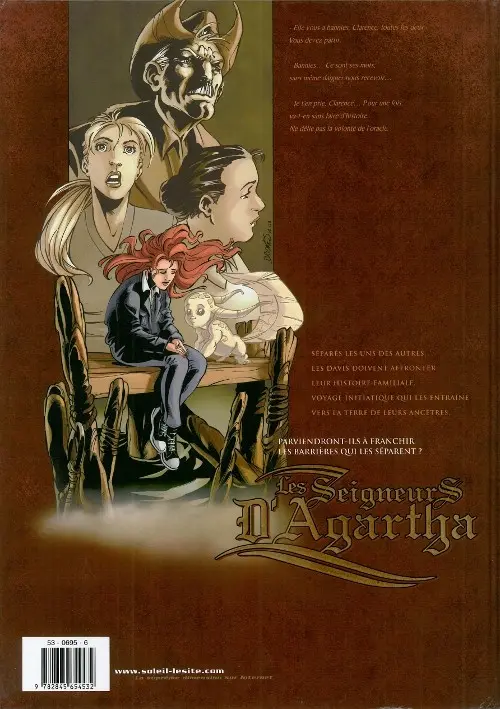 Verso de l'album Les seigneurs d'Agartha Tome 2 L'oracle