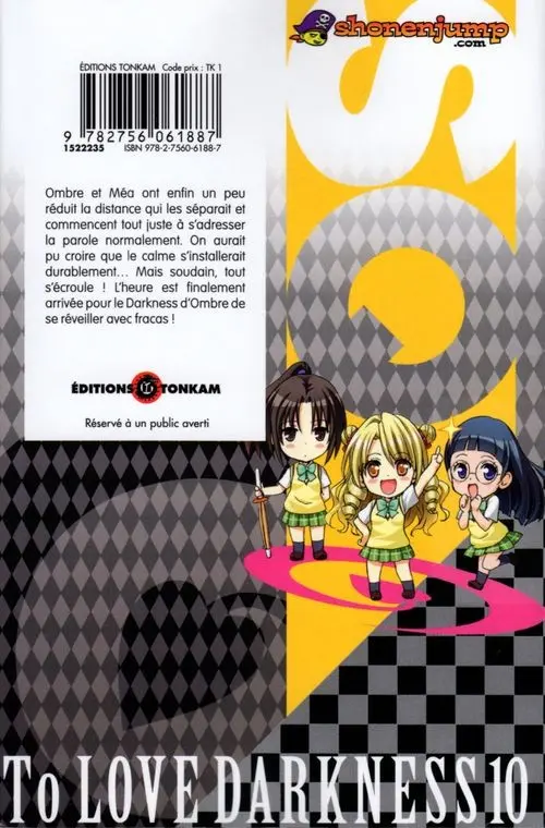 Verso de l'album To Love - Darkness 10