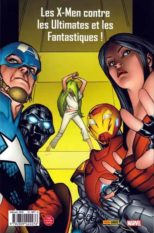 Verso de l'album Ultimate X-Men Tome 6 Nord magnétique