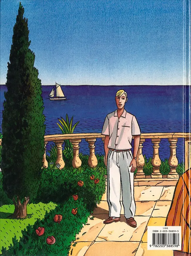 Verso de l'album Un garçon romantique