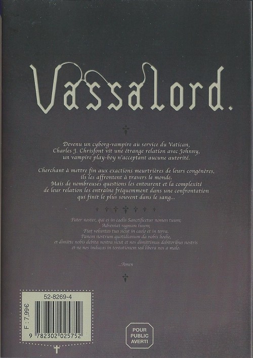 Verso de l'album Vassalord. 5
