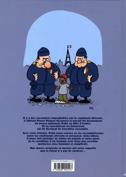 Verso de l'album La Vie de Pahé Tome 2 Paname