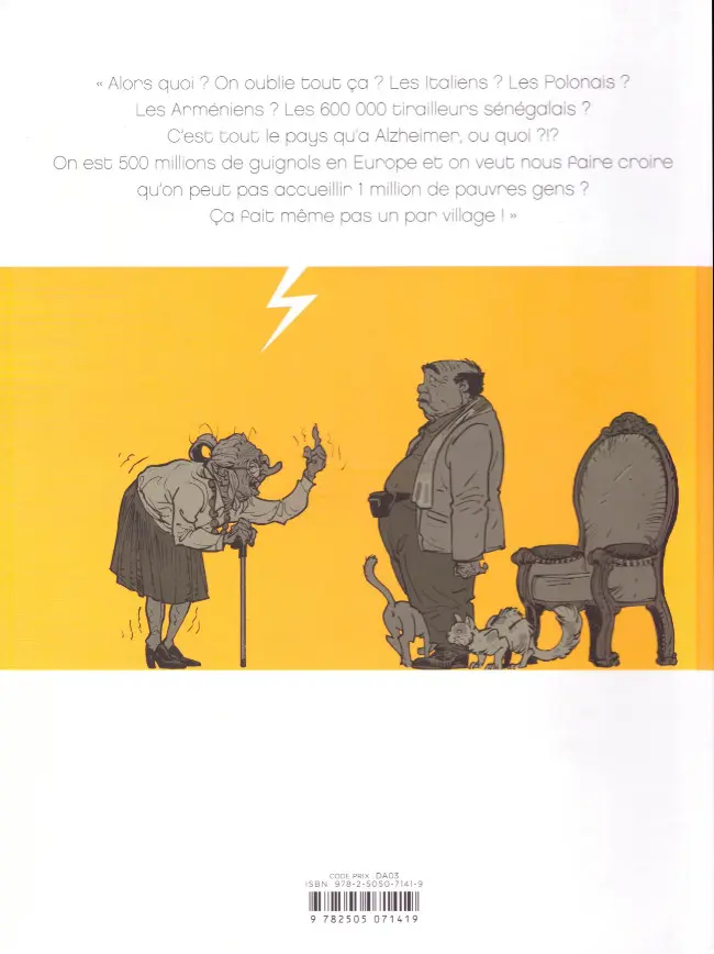 Verso de l'album Les Vieux fourneaux Tome 5 Bons pour l'asile