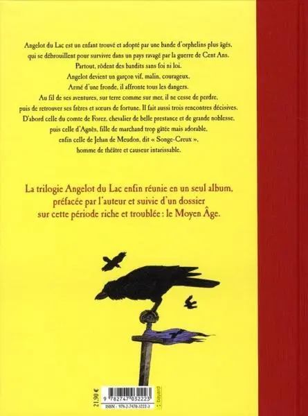 Verso de l'album Angelot du Lac Intégrale