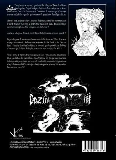Verso de l'album Le Château des Carpathes Tome 1