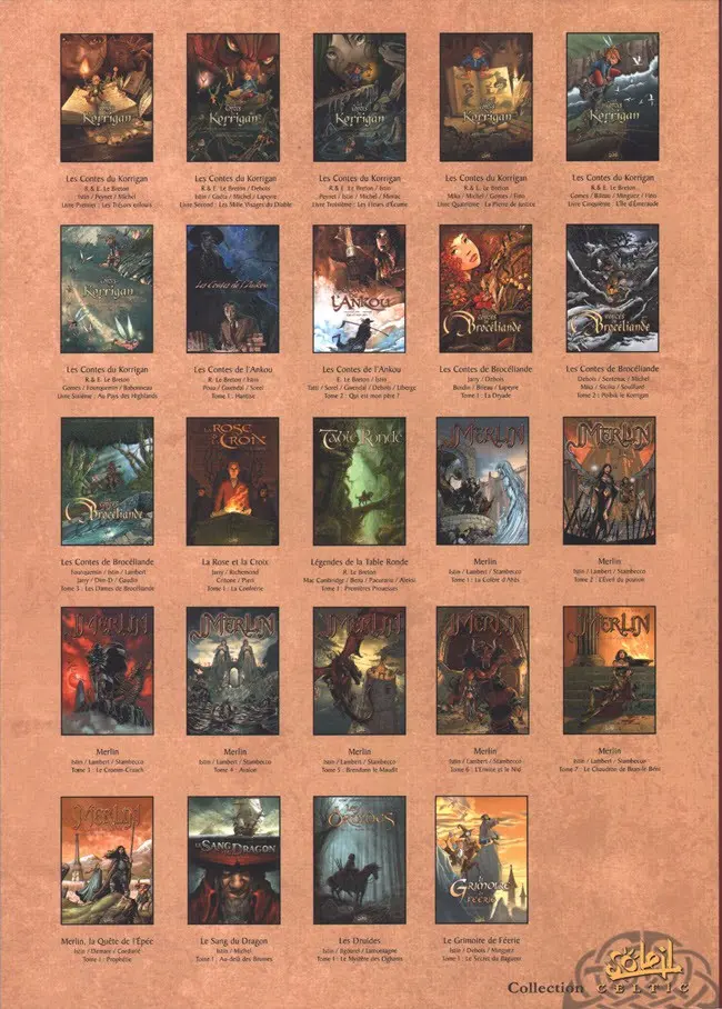 Verso de l'album Merlin Tome 7 Le chaudron de Bran-le-Béni