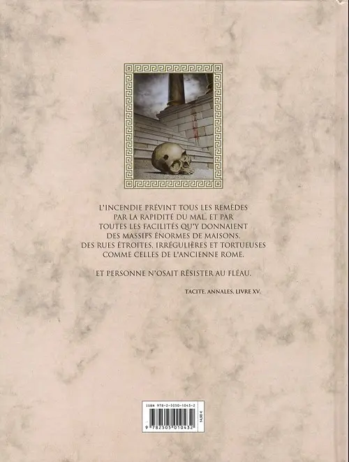 Verso de l'album Murena Tome 8 Revanche des cendres