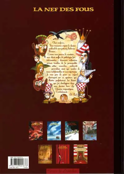 Verso de l'album La Nef des fous Tome 6 Les chemins énigmatiques