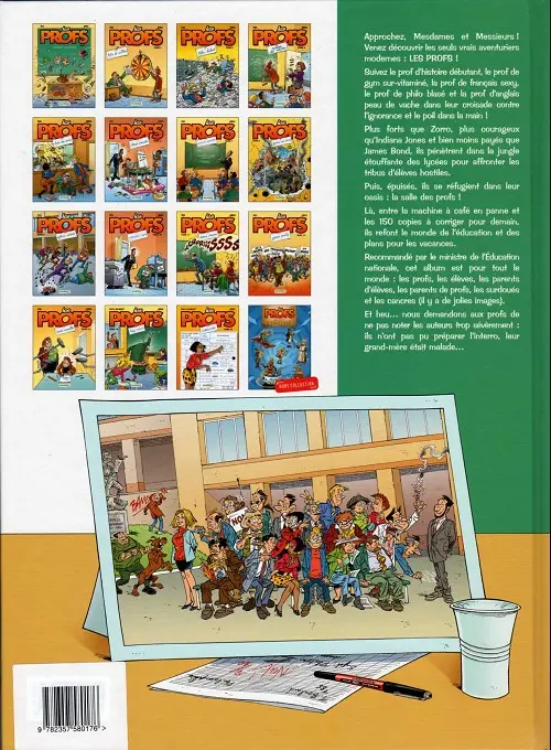 Verso de l'album Les Profs Tome 2 Loto et colles