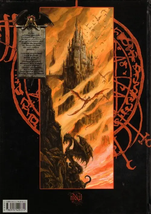 Verso de l'album Requiem Chevalier Vampire Tome 10 Bain de sang