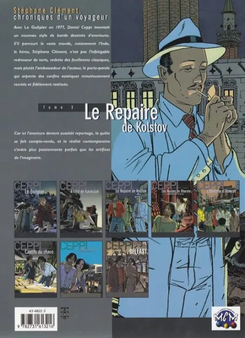 Verso de l'album Stéphane Clément Tome 3 Le repaire de Kolstov