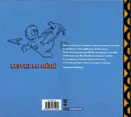 Verso de l'album Suivez le bébé
