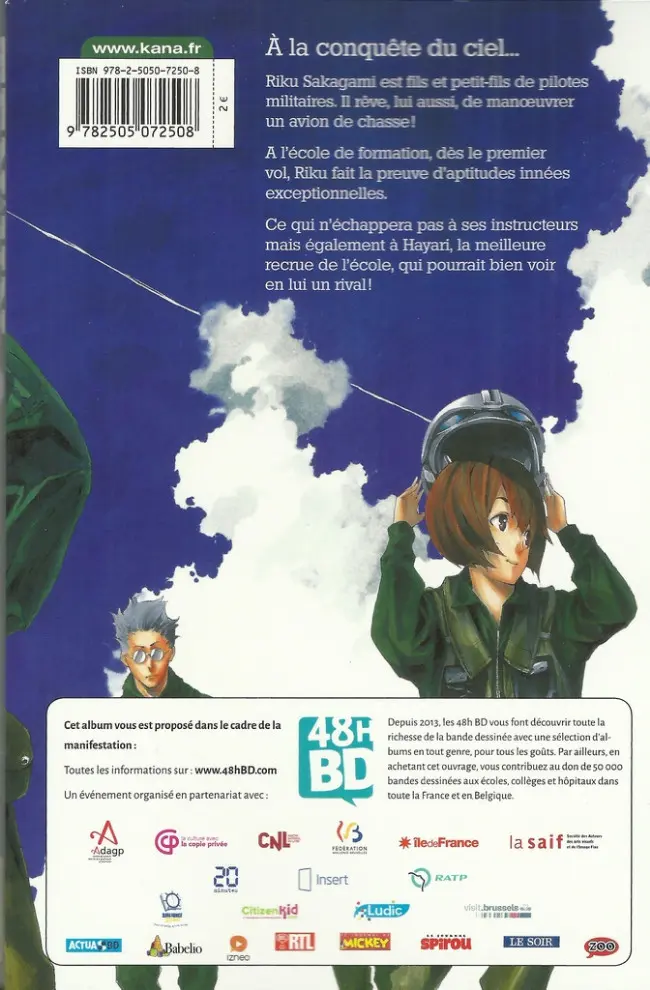 Verso de l'album Tenjin - Le dieu du ciel 1