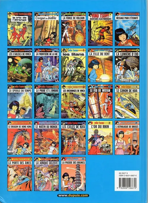 Verso de l'album Yoko Tsuno Tome 2 L'orgue du diable