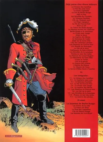 Verso de l'album Barbe-Rouge Tome 34 Le secret d'Elisa Davis - 1re partie