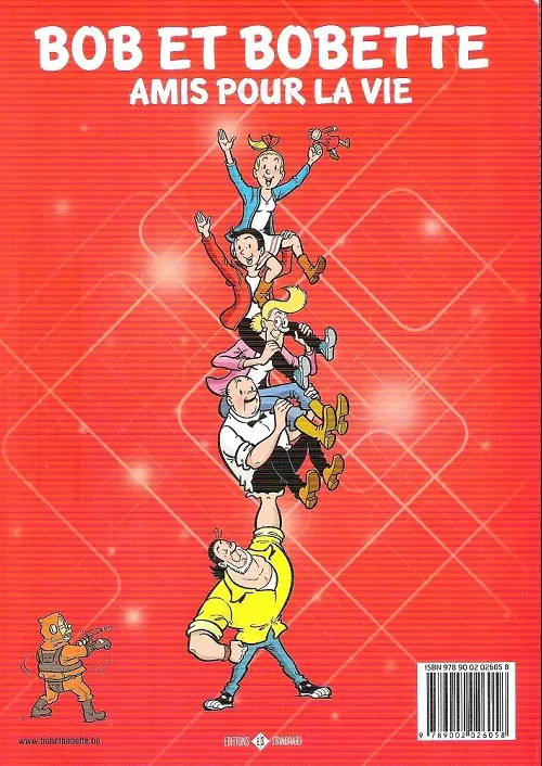 Verso de l'album Bob et Bobette Tome 339 Le dévoreur de planètes