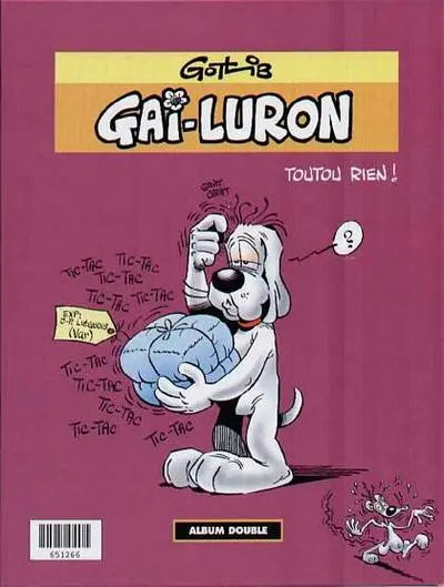 Verso de l'album Gai-Luron Au nom de tous les chiens / Toutou rien !