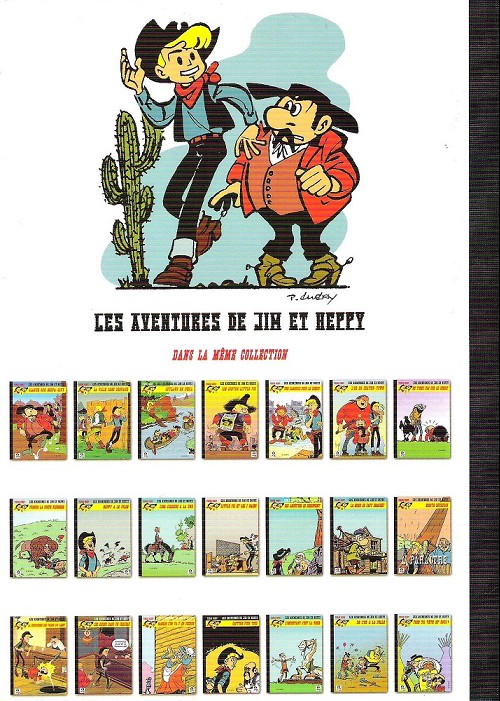 Verso de l'album Les aventures de Jim L'astucieux - Jim Aydumien Tome 23 Une corde pour Heppy