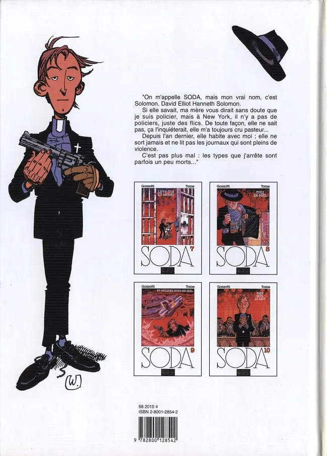Verso de l'album Soda Tome 11 Prières et balistique