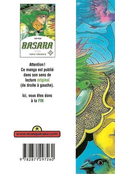 Verso de l'album Basara 20