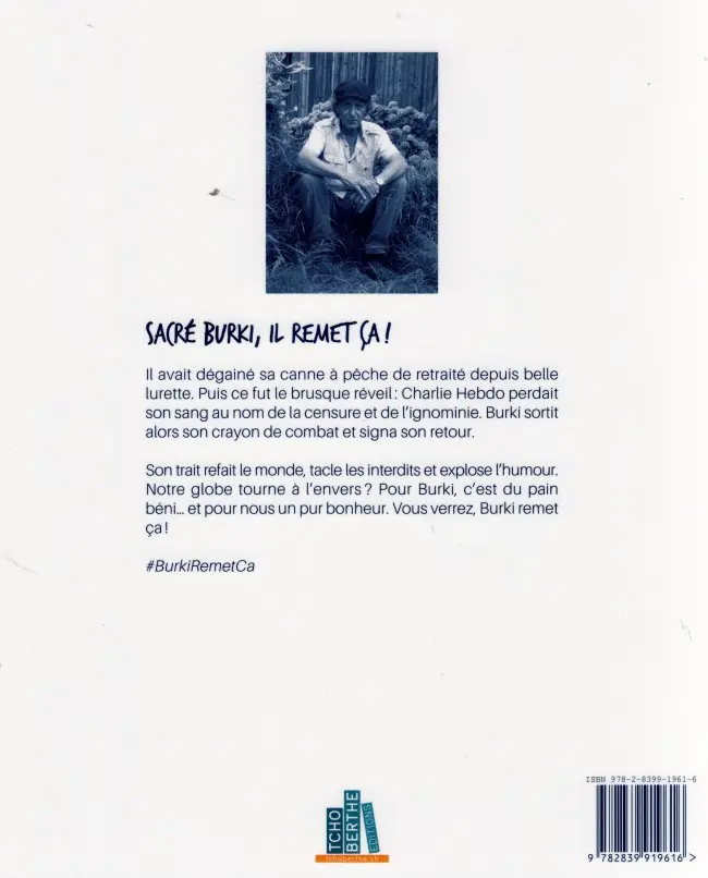 Verso de l'album Burki remet ça !