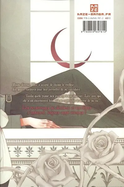 Verso de l'album Black Rose Alice 3