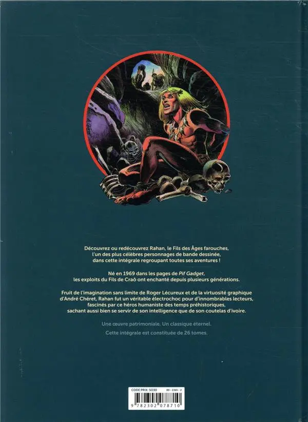 Verso de l'album Rahan Fils des âges farouches Tome 24