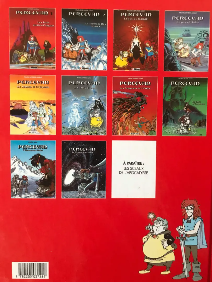 Verso de l'album Percevan Tome 7 Les seigneurs de l'enfer